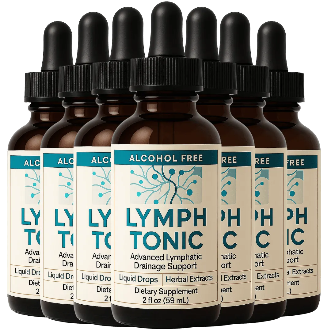Lymph Tonic Alcohol-Free Lymphatic Drainage Supplement Bottle